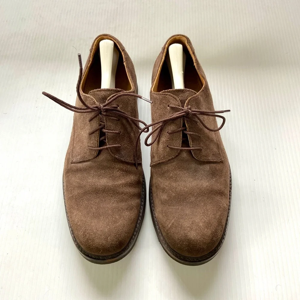 Jos A Bank‎ Brown Suede Leather Lace Up Oxford Shoes Mens 12M
